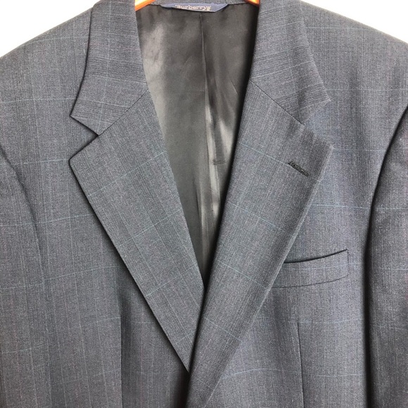 Vintage Burberry Sport Coat Navy 40L - Picture 3 of 10